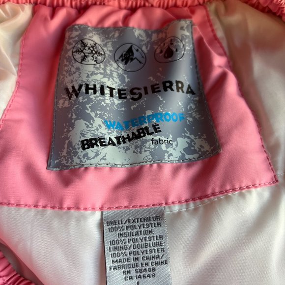 White Sierra Pink Goretex Ski pants  Snow pants Girls Large - Picture 9 of 9